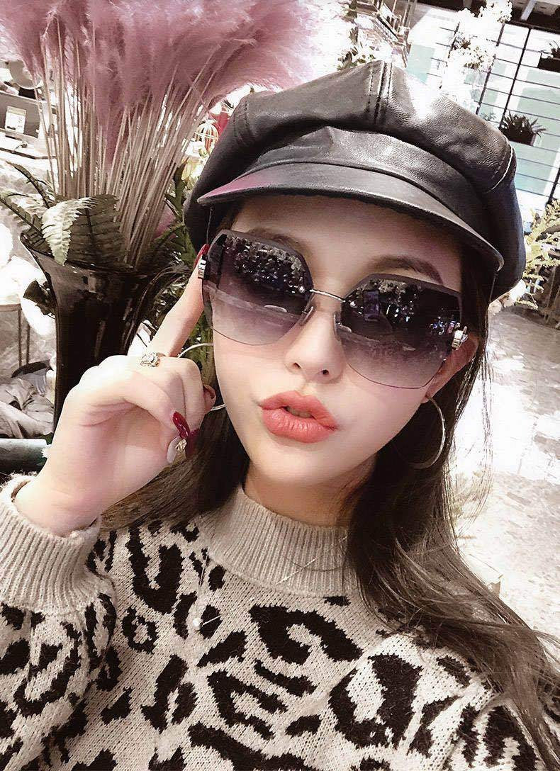  Rimless Designer Sunglasses 