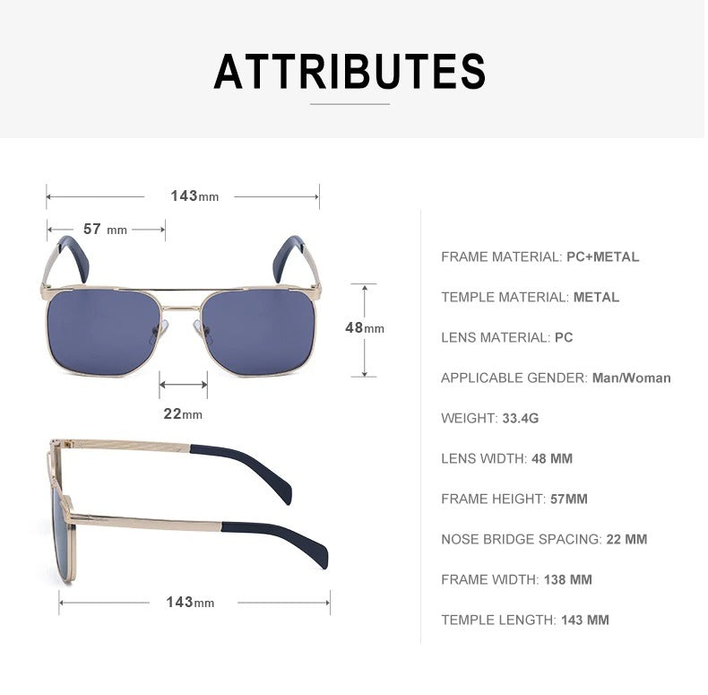  Trendy Square Luxury Sunglasses 
