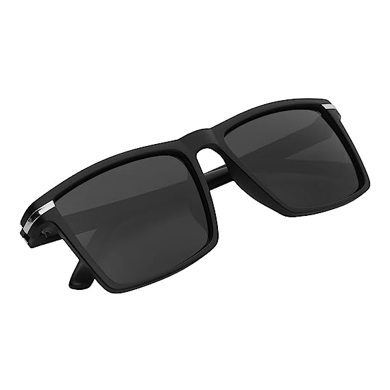  Ultra Light UV 400 and Polarized Square Sunglasses for Men & Women 