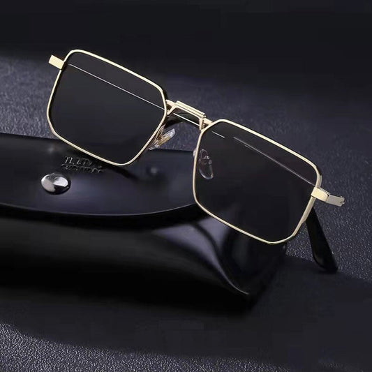  Vintage Fashion Punk Rectangle Sunglasses for Men 