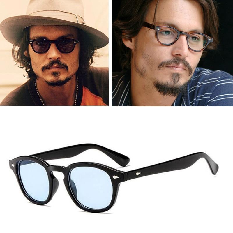 Johnny Depp Oval Sunglasses For Men  