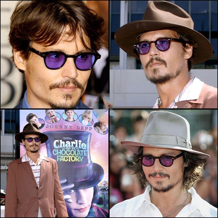 Johnny Depp Oval Sunglasses For Men  