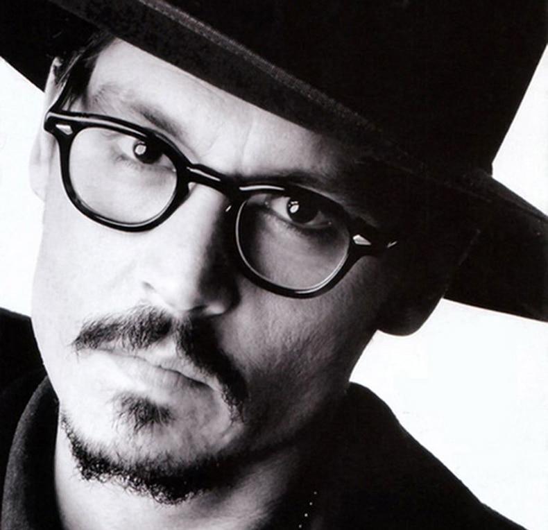 Johnny Depp Oval Sunglasses For Men  
