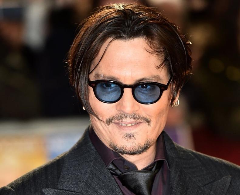 Johnny Depp Oval Sunglasses For Men  