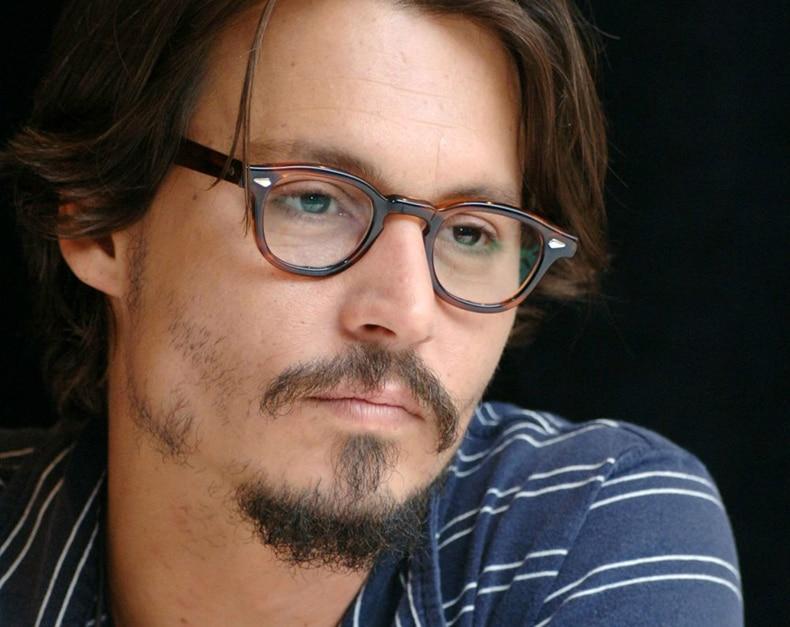 Johnny Depp Oval Sunglasses For Men  