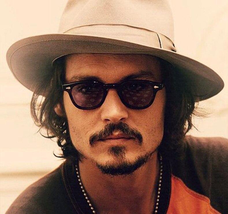 Johnny Depp Oval Sunglasses For Men  