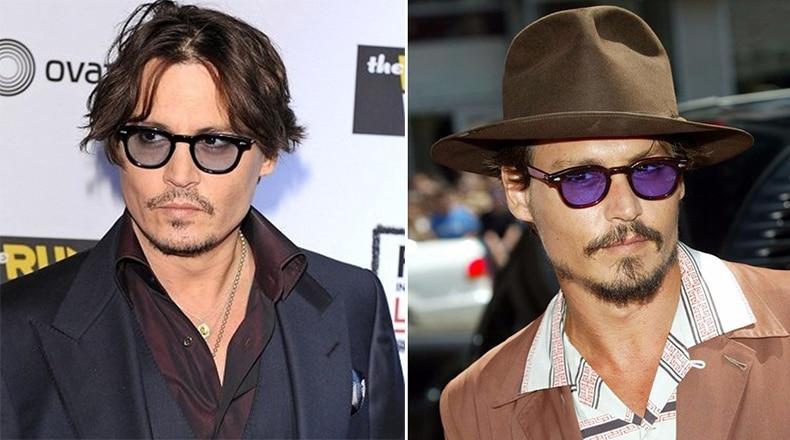 Johnny Depp Oval Sunglasses For Men  