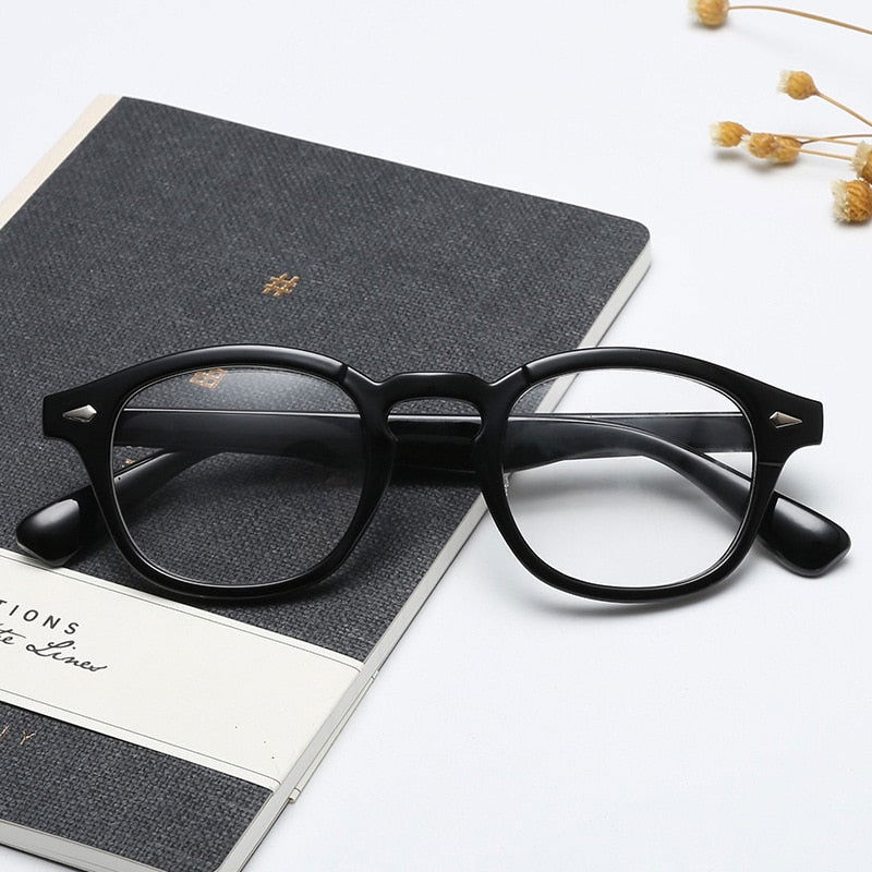 Johnny Depp Style Glasses Men Retro Vintage Prescription Glasses Women Optical Spectacle Frame  