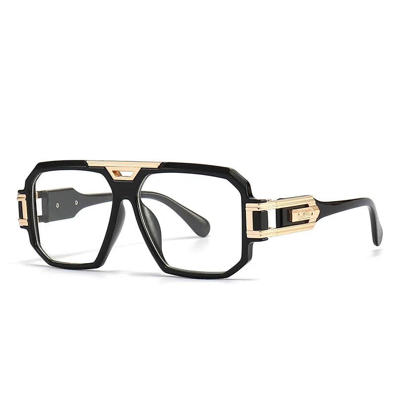 Men's Vintage Oversized Eyewear - European and American Fashion 