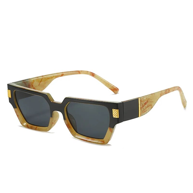 New Cute Designer Sunglasses - Crocodile Design Square 