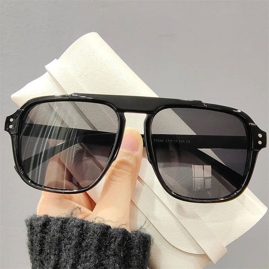New Oversize Square Vintage Sunglasses For Men 