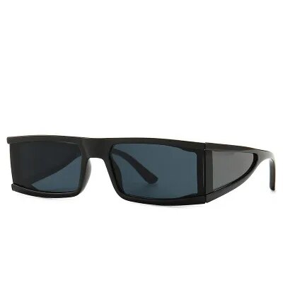 Rectangle Sunglasses Women Fashion Retro Mirror Sunglasses 