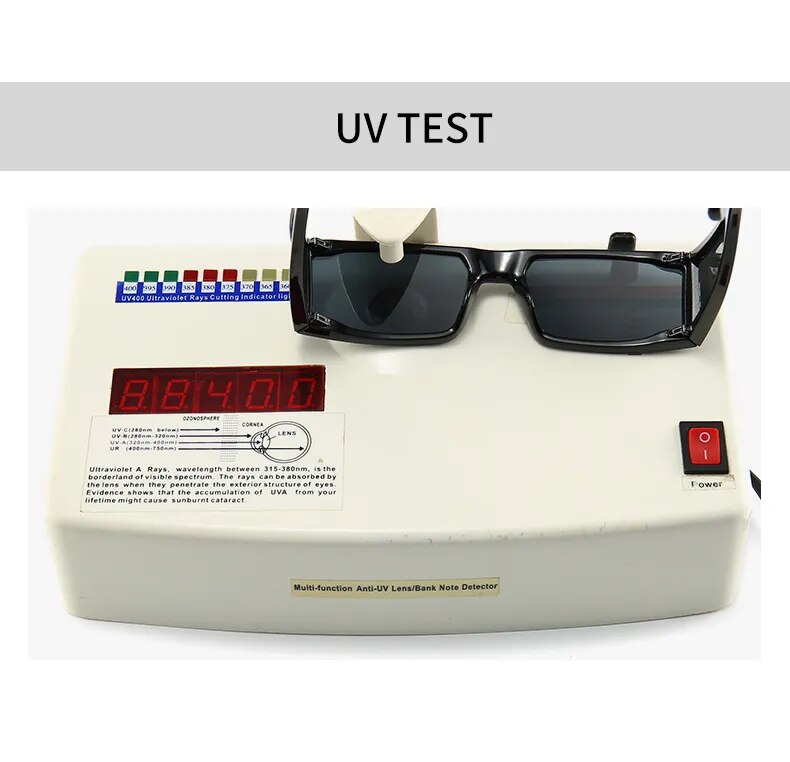 Rectangle Sunglasses Women Fashion Retro Mirror Sunglasses 