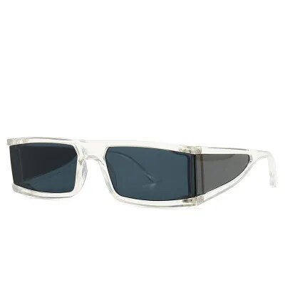 Rectangle Sunglasses Women Fashion Retro Mirror Sunglasses 