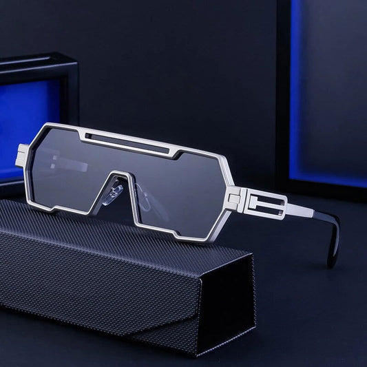 Square Vintage Punk Fashion Glasses Retro 