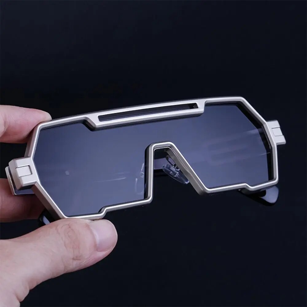 Square Vintage Punk Fashion Glasses Retro 