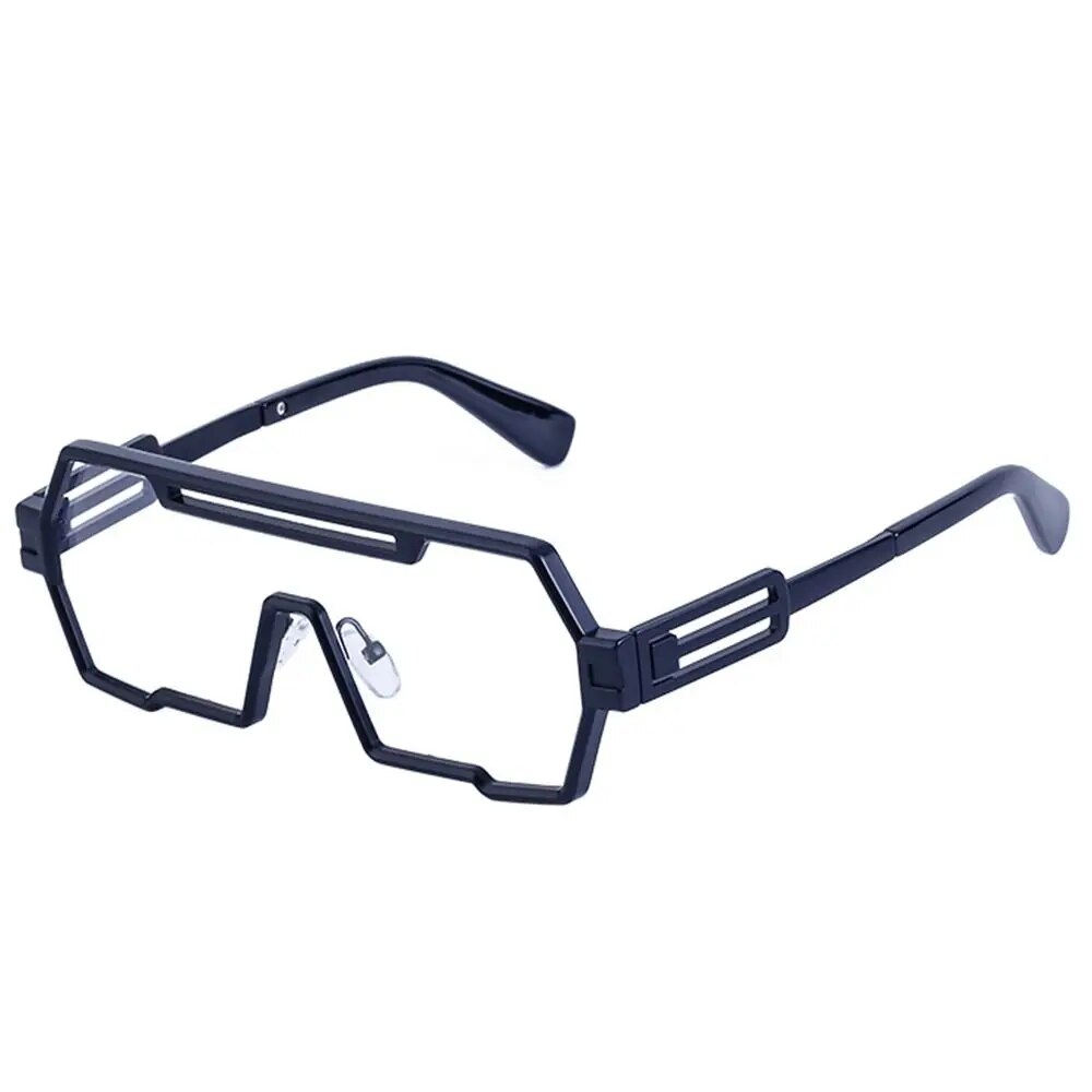 Square Vintage Punk Fashion Glasses Retro 