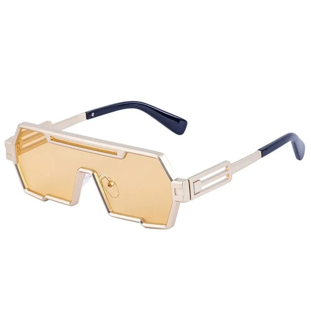Square Vintage Punk Fashion Glasses Retro 