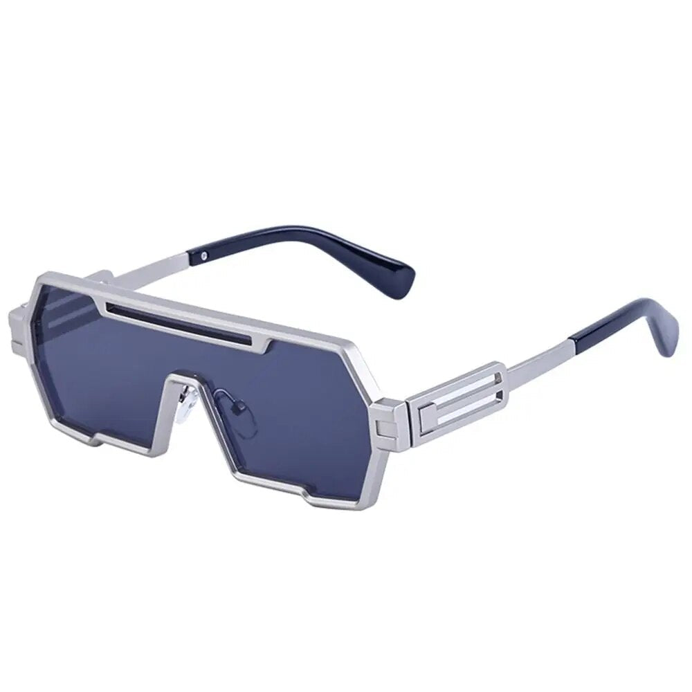 Square Vintage Punk Fashion Glasses Retro 
