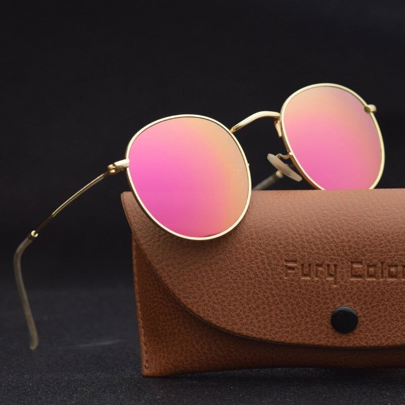 Steampunk Vintage Round Sunglasses 