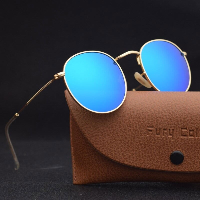 Steampunk Vintage Round Sunglasses 