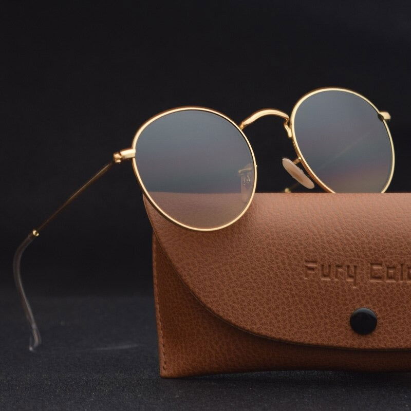 Steampunk Vintage Round Sunglasses 