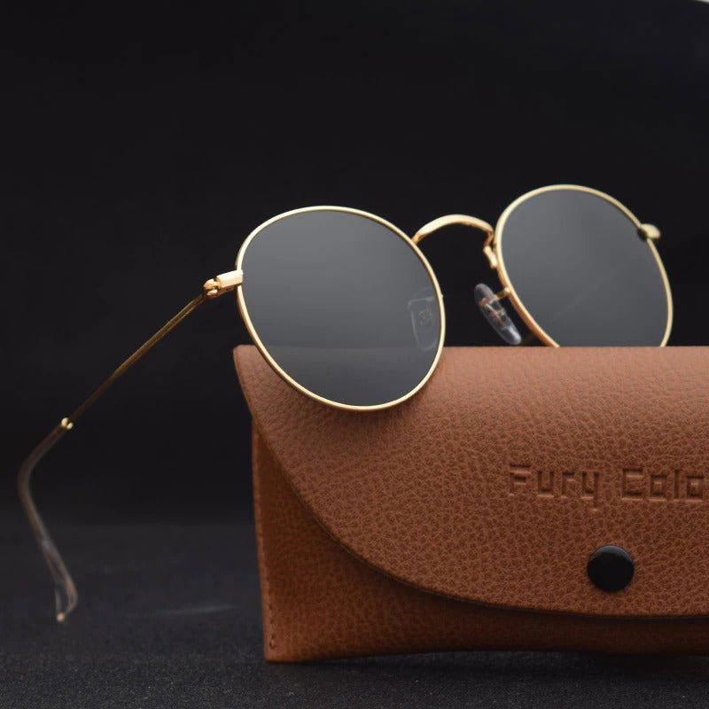 Steampunk Vintage Round Sunglasses 