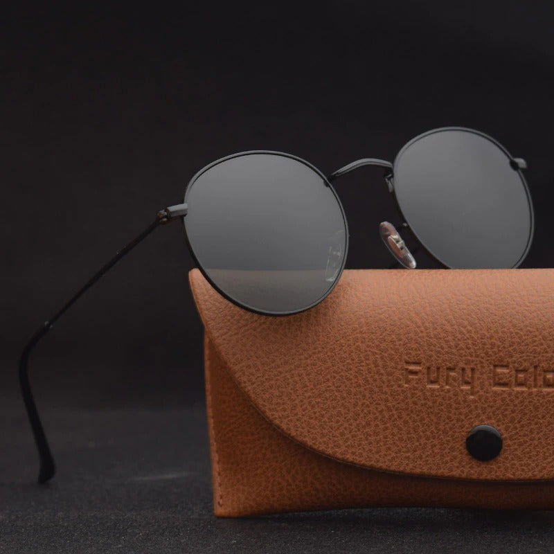 Steampunk Vintage Round Sunglasses 