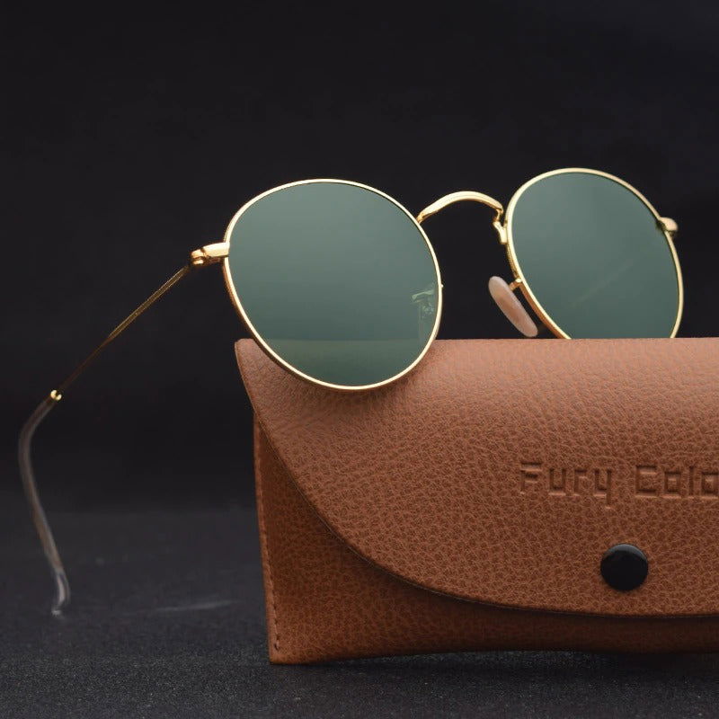 Steampunk Vintage Round Sunglasses 