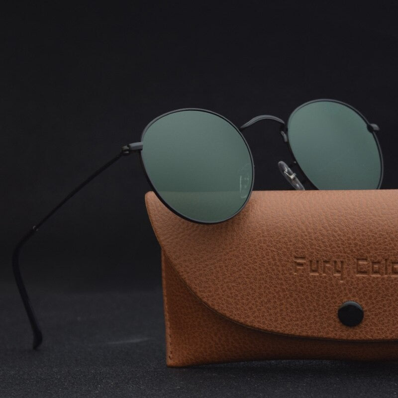 Steampunk Vintage Round Sunglasses 