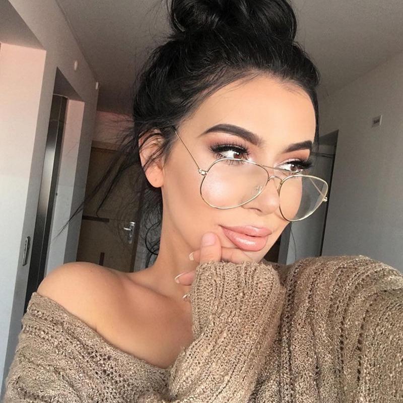 Stylish Transparent Aviator Sunglasses For Men And Women 