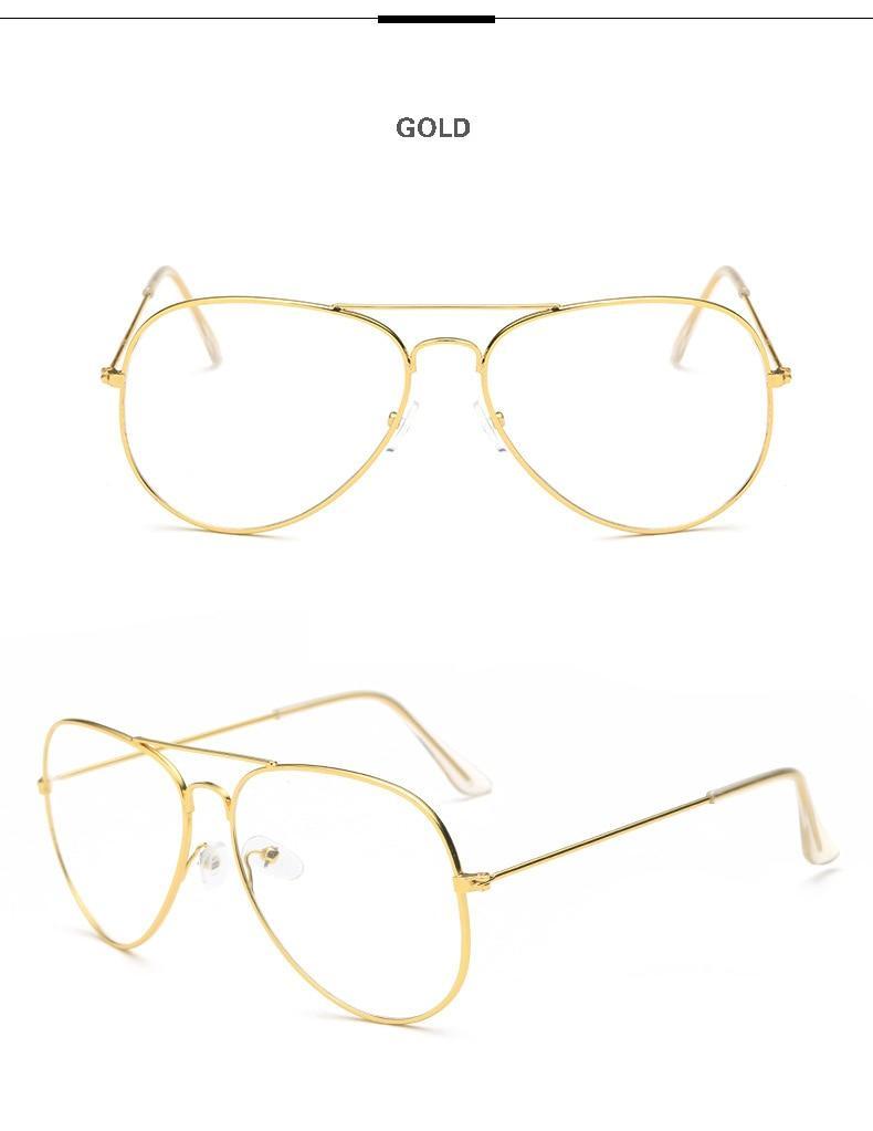 Stylish Transparent Aviator Sunglasses For Men And Women 