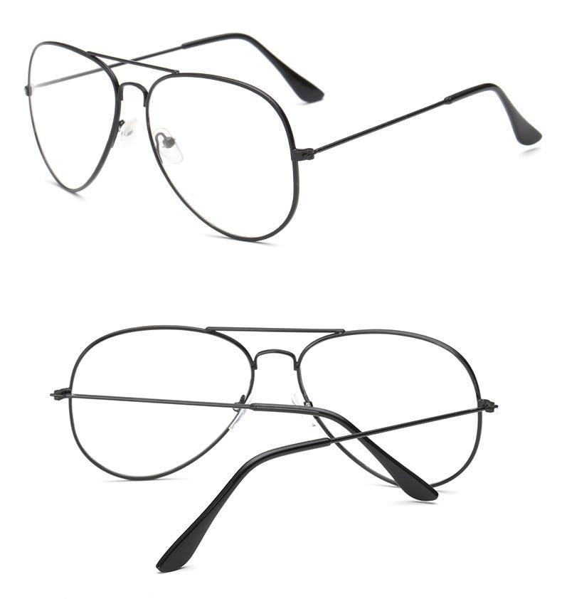 Stylish Transparent Aviator Sunglasses For Men And Women 