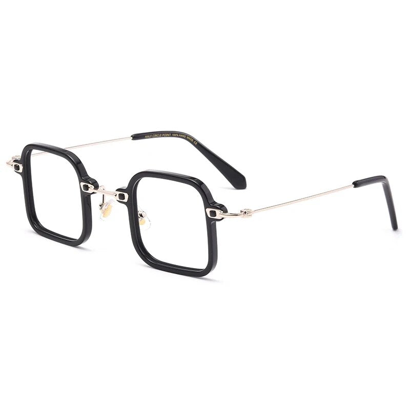 Titanium Men Eyeglasses Square Glasses Frame 