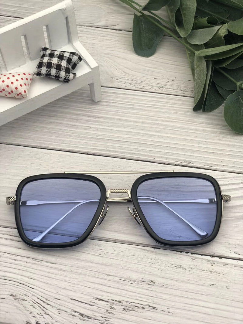 Tony Stark Avengers End Game Sunglasses Square Frames For Men And Women 