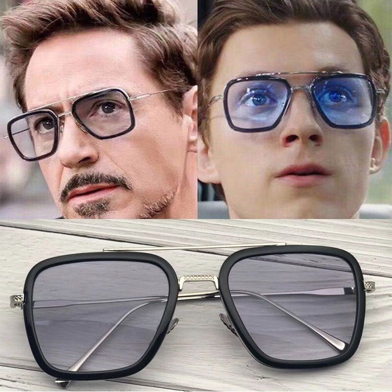 Tony Stark Avengers End Game Sunglasses Square Frames For Men And Women 