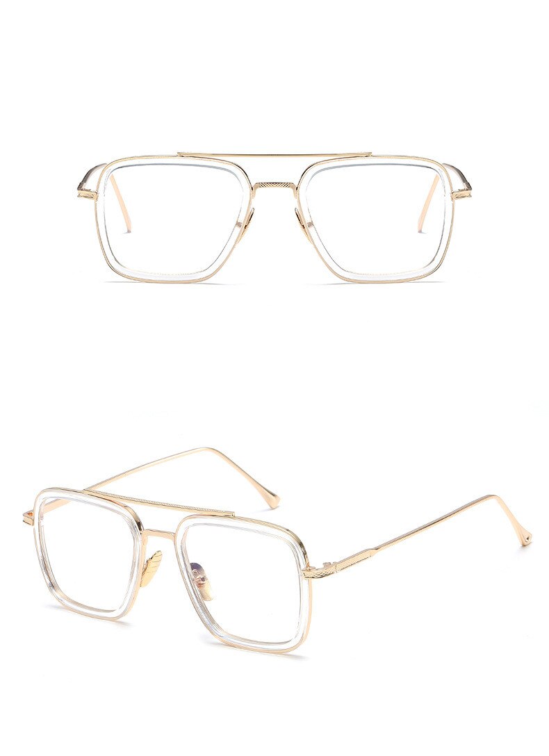 Tony Stark Avengers End Game Sunglasses Square Frames For Men And Women 