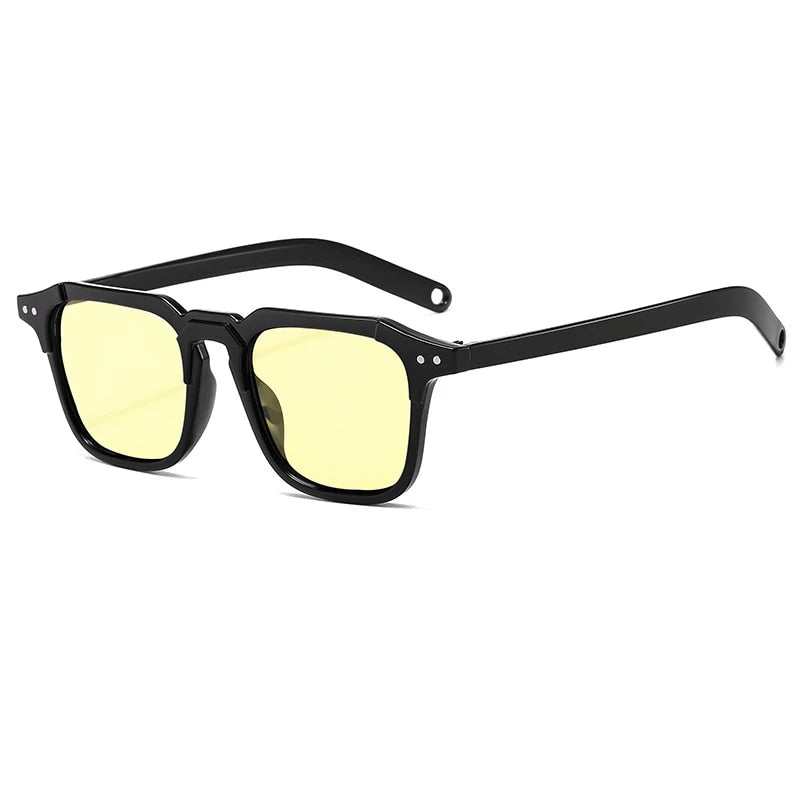 Vintage Square Frame Sunglasses - Fashionable Unisex Shades 