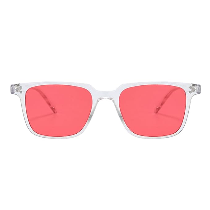 Vintage Square Frame Sunglasses - Fashionable Unisex Shades 