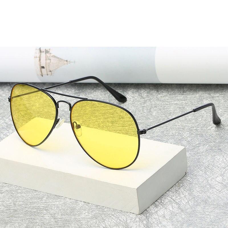 Yellow Candy Night Vision Aviator Sunglasses For Men And Women 