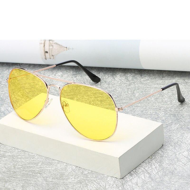 Yellow Candy Night Vision Aviator Sunglasses For Men And Women 
