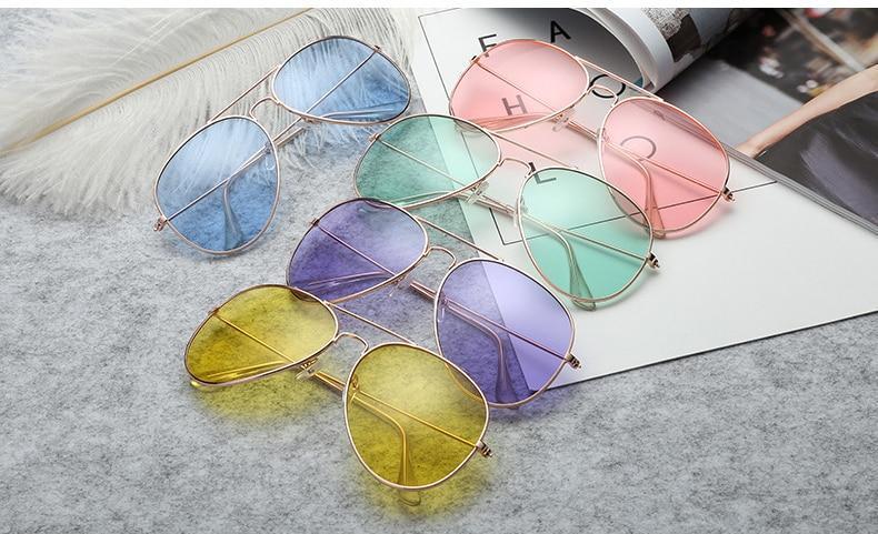 Yellow Candy Night Vision Aviator Sunglasses For Men And Women 