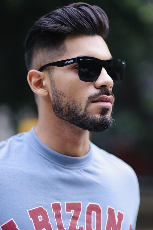Classic Black Polarized Wayfarer Sunglasses (58 mm)