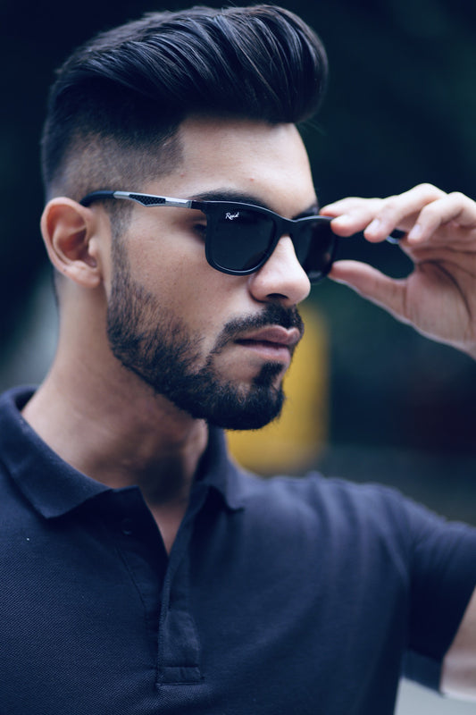 Classic Black Wayfarer Sunglasses (52 mm)