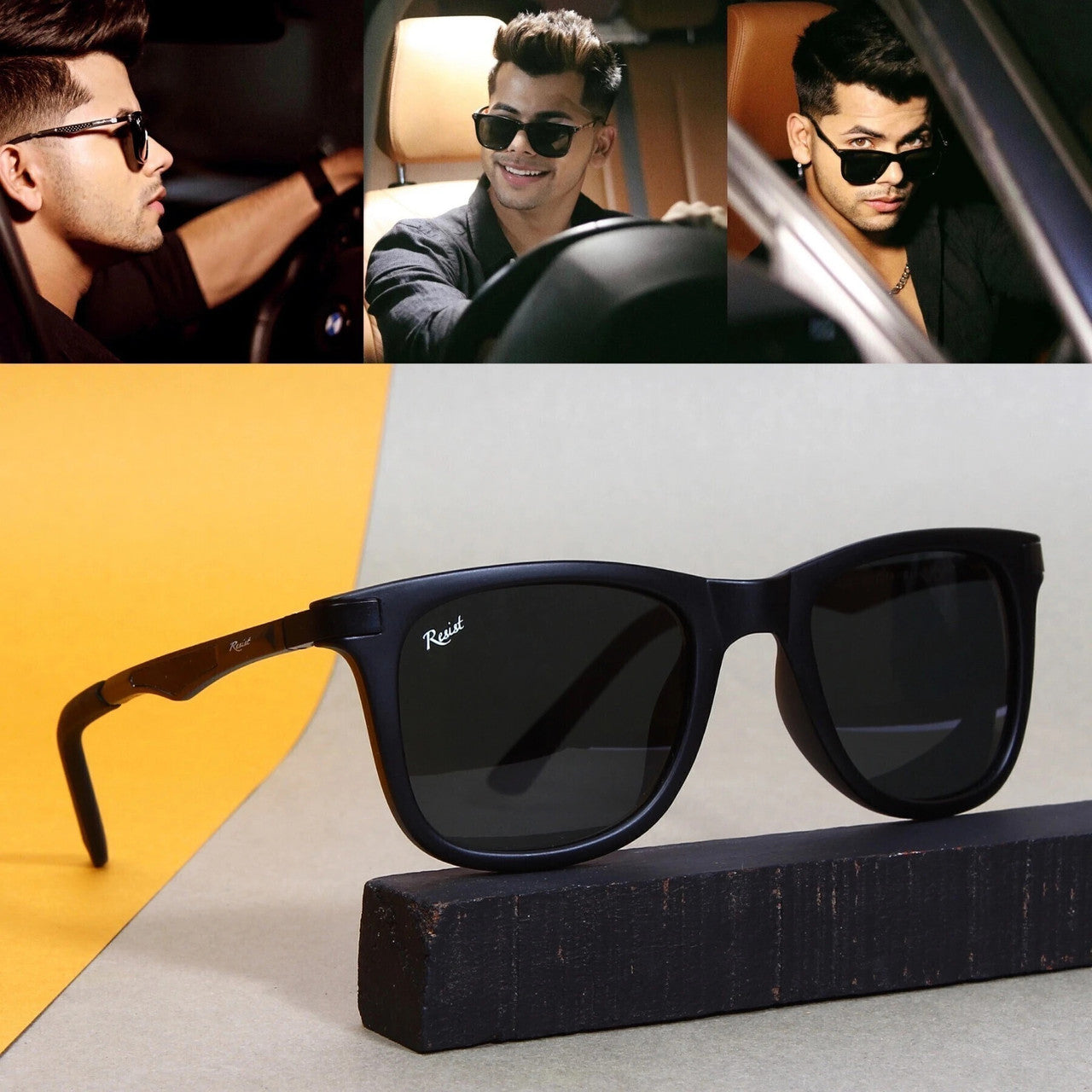 Classic Black Wayfarer Sunglasses (52 mm)