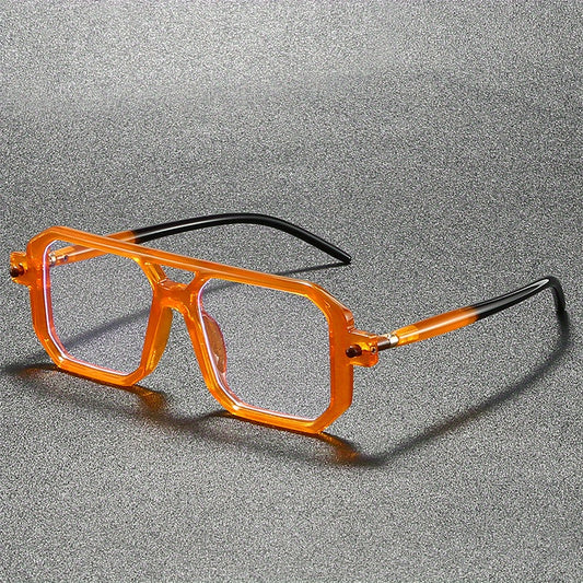 Retro Square Blue Light Glasses