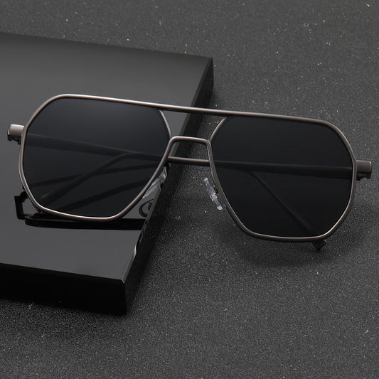 Metro Edge Geometric Flat-Top Glasses