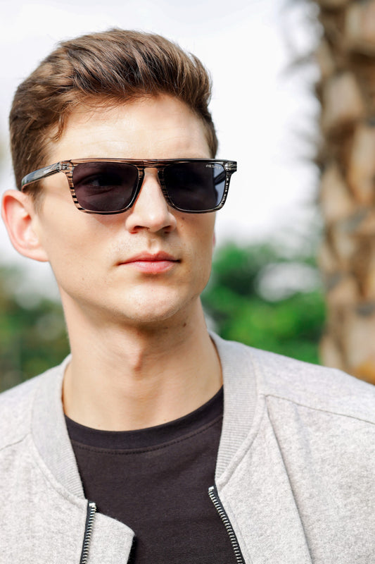 Classic Square Retro Square Sunglasses (55 mm)
