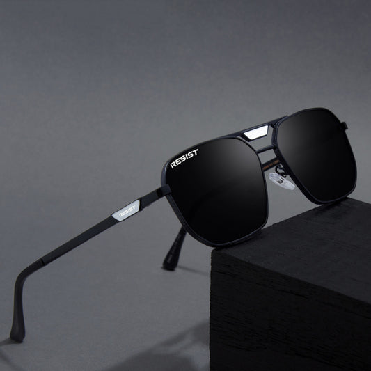 Noah Retro Square Sunglasses – Metal Frame
