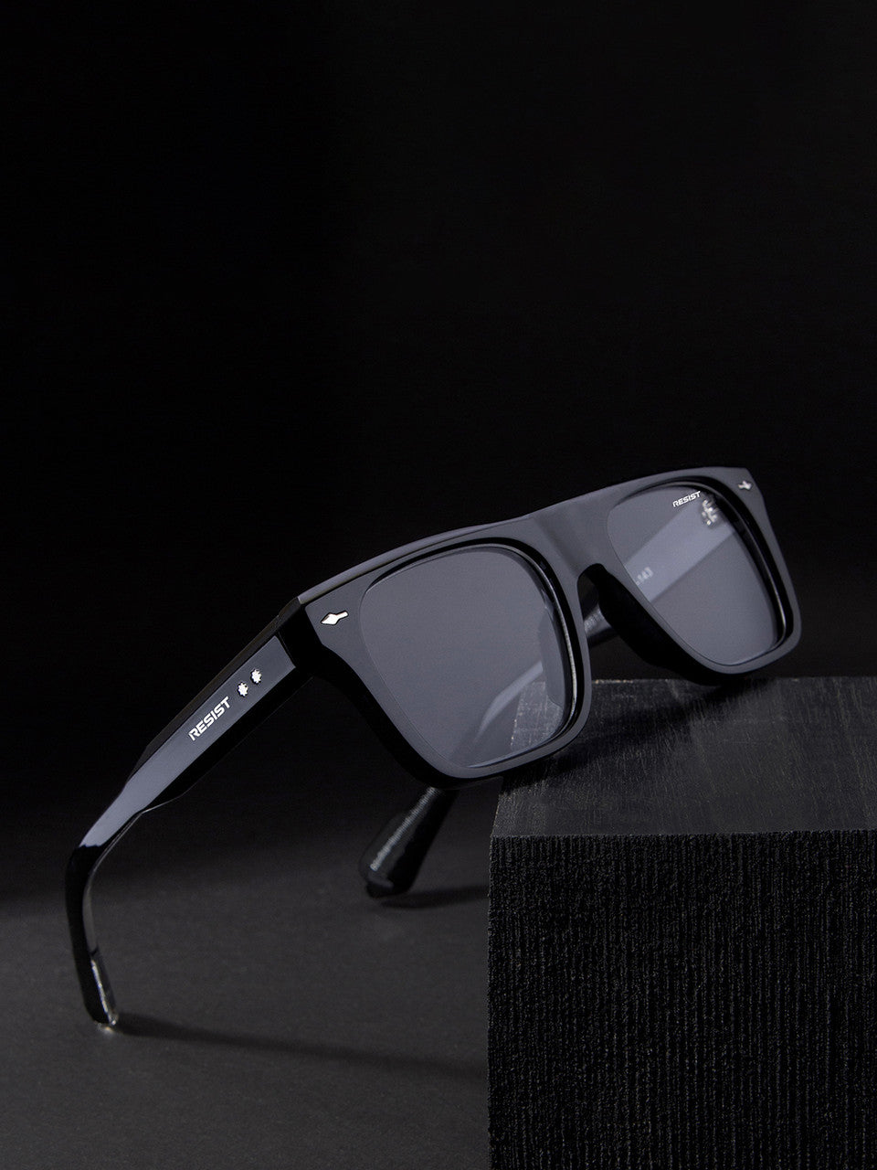Shawn Black Clear Wayfarer eyeglasses – UV Protection